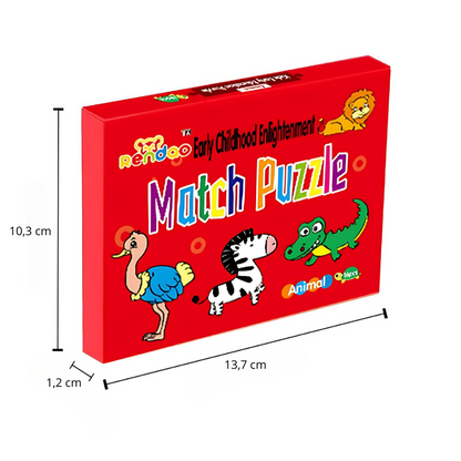 Wolkje™ Dieren Matching Puzzel