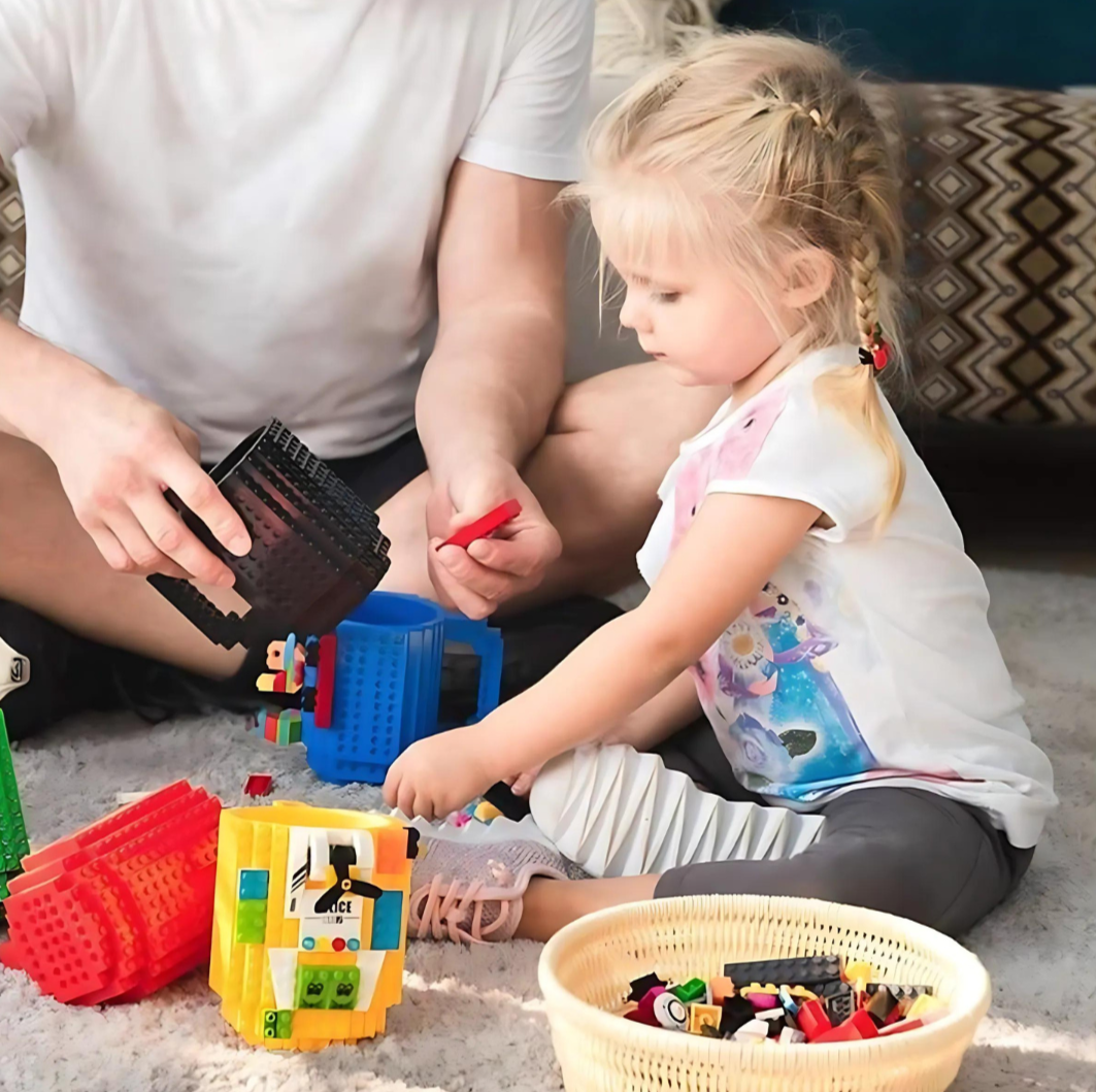 Wolkje™ Lego Mok met Bouwstenen | 1+1 Gratis